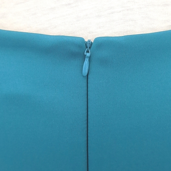 Turquoise Cap Sleeve Dress by Calvin Klein - Picture 6 of 9